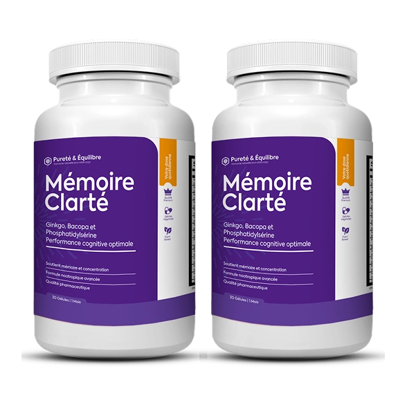 2 flacons Mémoire Clarté